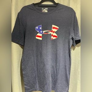 UNDER ARMOUR Men’s Freedom Flag Logo T-Shirt
